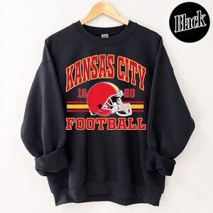 Kansas City Football Retro Style Crewneck Sweatshirt 165
